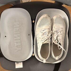 NFINITY White Cheer Sneakers with Case